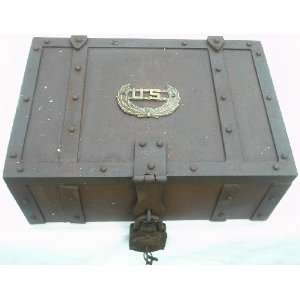  US Civil War Army Military Artillery Ammo Strong Box 