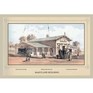 Centennial International Exhibition, 1876   Maryland Building   12x18 