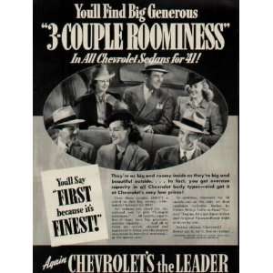   Chevrolet Sedans for 41  1941 Chevrolet Ad, A2476 Everything