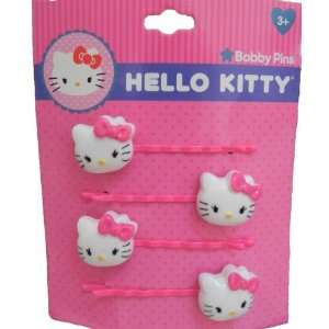  Hello kitty Bobby Pins   Pack of 4 ***White & Pink 