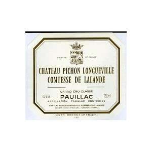   Comtesse De Lalande Pauillac 1983 750ML Grocery & Gourmet Food