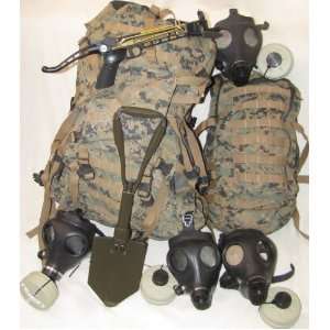  Survival Kit   4 Person Bug Out Bag w/ Crossbow & Gas Mask 