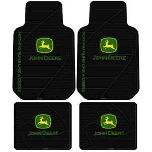 John Deere Factory Logo 4 Pc Floor Mats Set Automotive