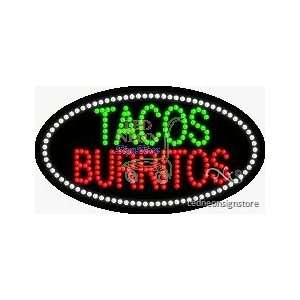  Tacos Burritos LED Sign
