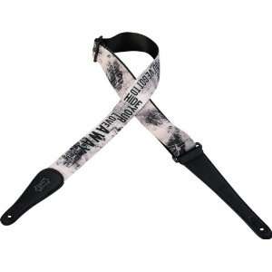   guitar strap sublimation printed with popular song lyric design   YOU
