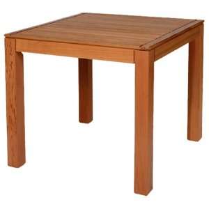   Square Western Red Cedar Table by Cedar Delite