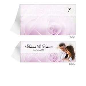  120 Photo Place Cards   Lavender Rose n Pearls Office 