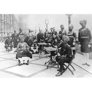  Vintage Art Indian Officers, London   04417 9