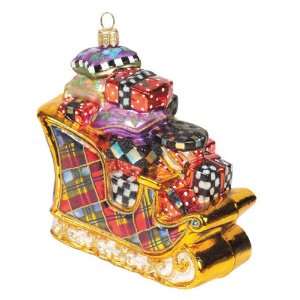  Sleigh Ornament by MacKenzie Childs Ltd.