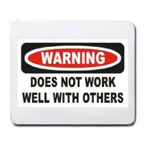  WARNING DOES NOT WORK WELL WITH OTHERS Mousepad Office 