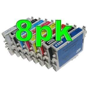  8pk Brite ColorTM remanufactured T0540 T0541 T0542 T0543 