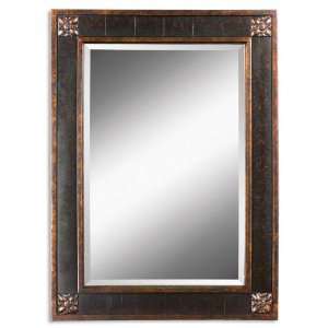  Uttermost 14156 B Traditional Bergamo Mirror with Chestnut 