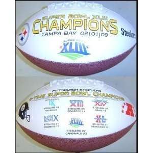   Time Super Bowl Champiopns Signature Football