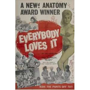 Everybody Loves It Movie Poster (27 x 40 Inches   69cm x 102cm) (1964 
