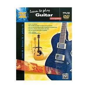  Alfreds Max Learn to Play Guitar Complete (Book and DVD 