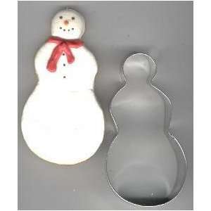 75 Primitive Tinplate Snowman Cookie Cutter  Kitchen 