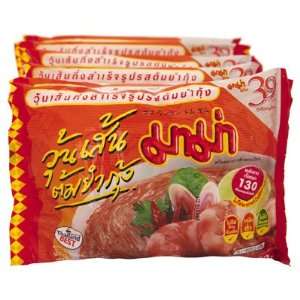 Mama Instant Bean Vermicelli Noodles Tom Yum 40g. (Pack Of 6 sachets 