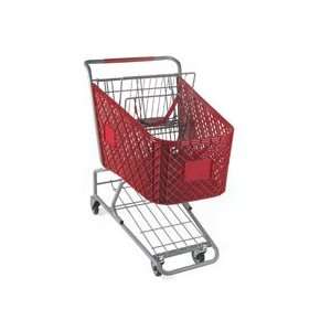  Red Plastic Shopping Cart