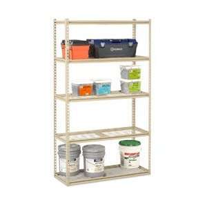 TENNSCO Z Line Medium Profile Double Rivet Shelving with Wire Decking 