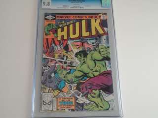 The Incredible Hulk #255 CGC 9.8 White Pages 1/81  