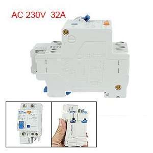  AC230V 32A Single Pole ELCB Earth Leakage Circuit Breaker 