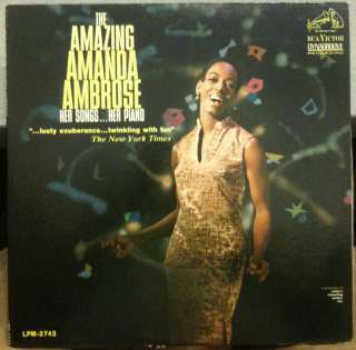 AMANDA AMBROSE the amazing LP 1s1s LPM 2742 VG+ 1963  