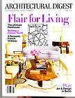 Architectural Digest May 2011 Flair for Living BRANDNEW  