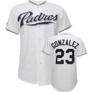 Adrian Gonzalez White Majestic MLB Home Replica San Diego Padres 
