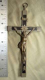 Antique Skull & Crossbones Crucifix 8 Golgotha  