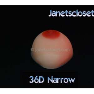   Breast Form Pair #6 Size 36D Narrow Mastectomy Quality Beauty