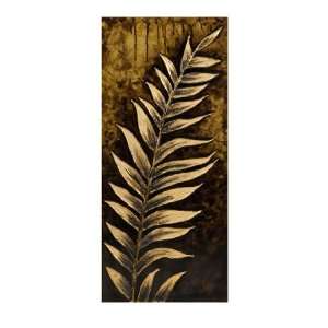  Large 3D Gilded Leaf Earth Tone Hand Painted Canvas Wall 