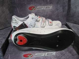 SIDI Genius 5 Pro Mens Road Shoes White Vernice  