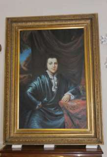 French Oil Painting Portrait Nobleman Louis XV  