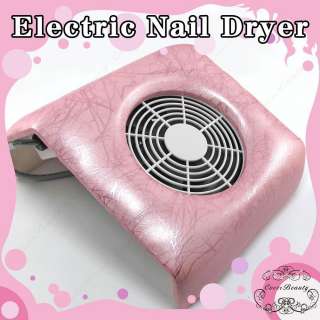PINK NAIL ART DUST SUCTION COLLECTOR MACHINE 2 BAG  
