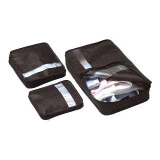 Bag Packers Tidy Case Luggage Packing Cubes 3 Set White £7.99