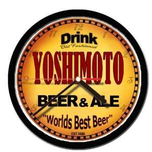  YOSHIMOTO beer and ale cerveza wall clock 