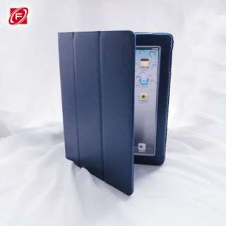 iPad 2 Trifold PU Leather Case Folio Flip Case Smart Cover Multi Color 