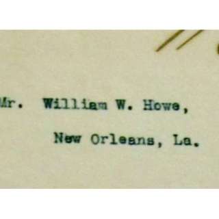 President/William H. Taft/Signed/Letter/1908/Election  