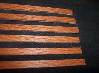 6ea 36 Pcs. LEOPARDWOOD BINDING LUTHIER WOOD EXOTIC LUMBER 