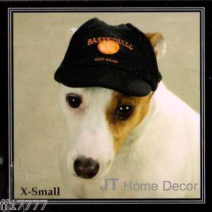 ZACK & ZOEY Dog Black BASKETBALL HAT Cap LED Light XS 721343665250 