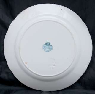 1900s Russian Imperial KUZNETSOV PORCELAIN Plate Dish MARK  