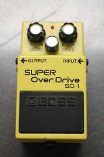 Boss Super OverDrive SD 1 Distortion OverDrive Guitar Effects Pedal 