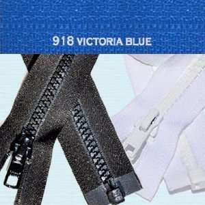 12 Vislon Zipper ~ YKK #5 Molded Plastic ~ Separating   918 Victoria 