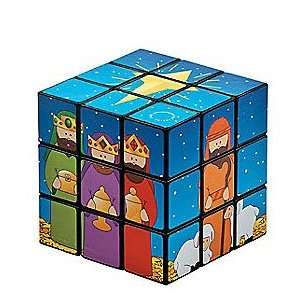  Oriental Trading Christmas 4/4423 Nativity Magic Cube 
