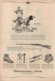 1959 Abercrombie & Fitch Hunting Webley & Scott Shotgun Solingen Knife 