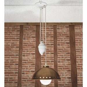 Herbeau 450659 Weathered Copper Durance Adjustable Pendant Lamp 4506