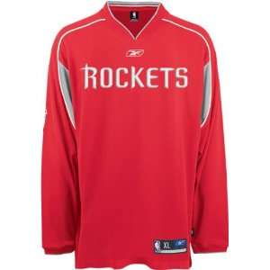  Houston Rockets Team Authentic Long Sleeve Shooting Shirt 