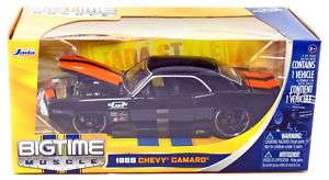 Diecast Jada Toys 1969 Black Chevy Camaro 124 Scale  