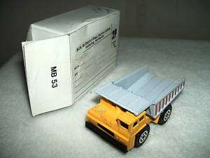 MATCHBOX International DUMP TRUCK MB53 1140 1989  