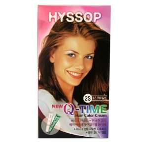    Hyssop Q Time Hair Color Cream 3S Light Yellowish Brown Beauty